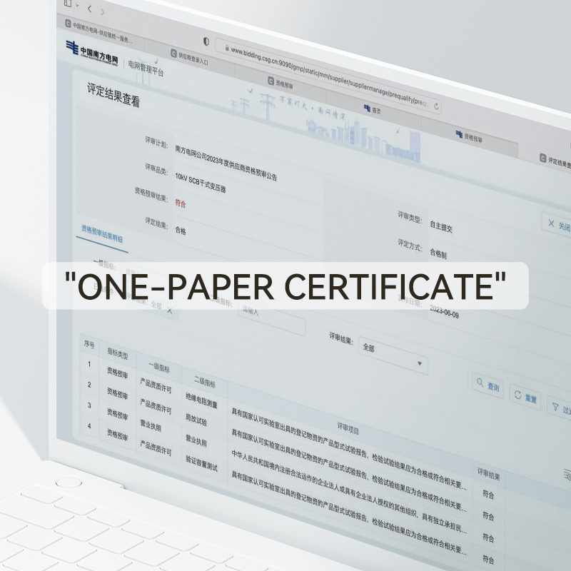 CEEG gewann das "One-Paper-Zertifikat" des State Grid